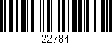 Código de barras (EAN, GTIN, SKU, ISBN): '22784'