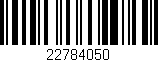 Código de barras (EAN, GTIN, SKU, ISBN): '22784050'