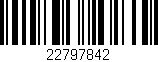 Código de barras (EAN, GTIN, SKU, ISBN): '22797842'