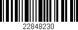 Código de barras (EAN, GTIN, SKU, ISBN): '22848230'