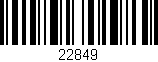 Código de barras (EAN, GTIN, SKU, ISBN): '22849'