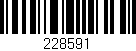 Código de barras (EAN, GTIN, SKU, ISBN): '228591'