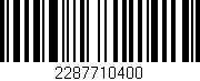 Código de barras (EAN, GTIN, SKU, ISBN): '2287710400'