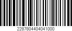 Código de barras (EAN, GTIN, SKU, ISBN): '2287804404041000'