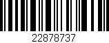 Código de barras (EAN, GTIN, SKU, ISBN): '22878737'