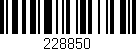 Código de barras (EAN, GTIN, SKU, ISBN): '228850'