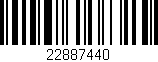 Código de barras (EAN, GTIN, SKU, ISBN): '22887440'