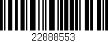 Código de barras (EAN, GTIN, SKU, ISBN): '22888553'