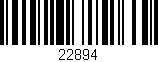 Código de barras (EAN, GTIN, SKU, ISBN): '22894'