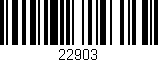 Código de barras (EAN, GTIN, SKU, ISBN): '22903'