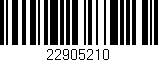 Código de barras (EAN, GTIN, SKU, ISBN): '22905210'