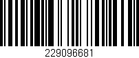 Código de barras (EAN, GTIN, SKU, ISBN): '229096681'