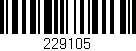 Código de barras (EAN, GTIN, SKU, ISBN): '229105'