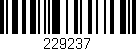 Código de barras (EAN, GTIN, SKU, ISBN): '229237'