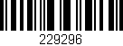 Código de barras (EAN, GTIN, SKU, ISBN): '229296'