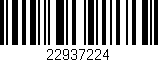 Código de barras (EAN, GTIN, SKU, ISBN): '22937224'