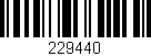 Código de barras (EAN, GTIN, SKU, ISBN): '229440'