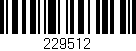 Código de barras (EAN, GTIN, SKU, ISBN): '229512'