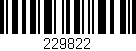Código de barras (EAN, GTIN, SKU, ISBN): '229822'
