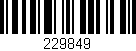Código de barras (EAN, GTIN, SKU, ISBN): '229849'