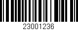 Código de barras (EAN, GTIN, SKU, ISBN): '23001236'