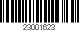 Código de barras (EAN, GTIN, SKU, ISBN): '23001623'