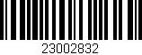 Código de barras (EAN, GTIN, SKU, ISBN): '23002832'