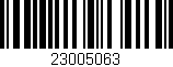 Código de barras (EAN, GTIN, SKU, ISBN): '23005063'
