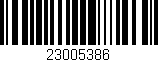 Código de barras (EAN, GTIN, SKU, ISBN): '23005386'