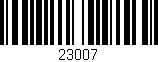 Código de barras (EAN, GTIN, SKU, ISBN): '23007'