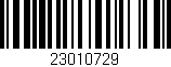 Código de barras (EAN, GTIN, SKU, ISBN): '23010729'