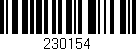 Código de barras (EAN, GTIN, SKU, ISBN): '230154'