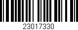 Código de barras (EAN, GTIN, SKU, ISBN): '23017330'