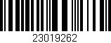 Código de barras (EAN, GTIN, SKU, ISBN): '23019262'