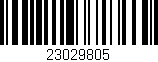 Código de barras (EAN, GTIN, SKU, ISBN): '23029805'
