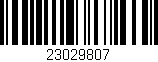 Código de barras (EAN, GTIN, SKU, ISBN): '23029807'