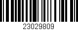 Código de barras (EAN, GTIN, SKU, ISBN): '23029809'