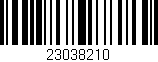 Código de barras (EAN, GTIN, SKU, ISBN): '23038210'