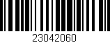 Código de barras (EAN, GTIN, SKU, ISBN): '23042060'