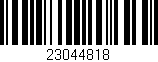 Código de barras (EAN, GTIN, SKU, ISBN): '23044818'