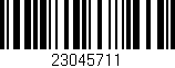 Código de barras (EAN, GTIN, SKU, ISBN): '23045711'