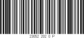 Código de barras (EAN, GTIN, SKU, ISBN): '23052_202_0_P'