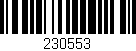 Código de barras (EAN, GTIN, SKU, ISBN): '230553'