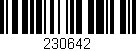 Código de barras (EAN, GTIN, SKU, ISBN): '230642'