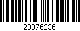 Código de barras (EAN, GTIN, SKU, ISBN): '23076236'