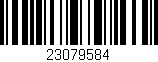 Código de barras (EAN, GTIN, SKU, ISBN): '23079584'