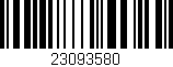 Código de barras (EAN, GTIN, SKU, ISBN): '23093580'