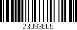Código de barras (EAN, GTIN, SKU, ISBN): '23093605'