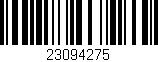 Código de barras (EAN, GTIN, SKU, ISBN): '23094275'