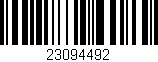 Código de barras (EAN, GTIN, SKU, ISBN): '23094492'